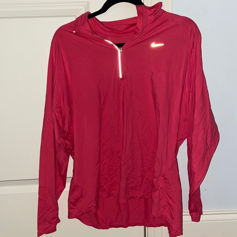 nike dri-fit quarter zip jacket - size: 2x EUC